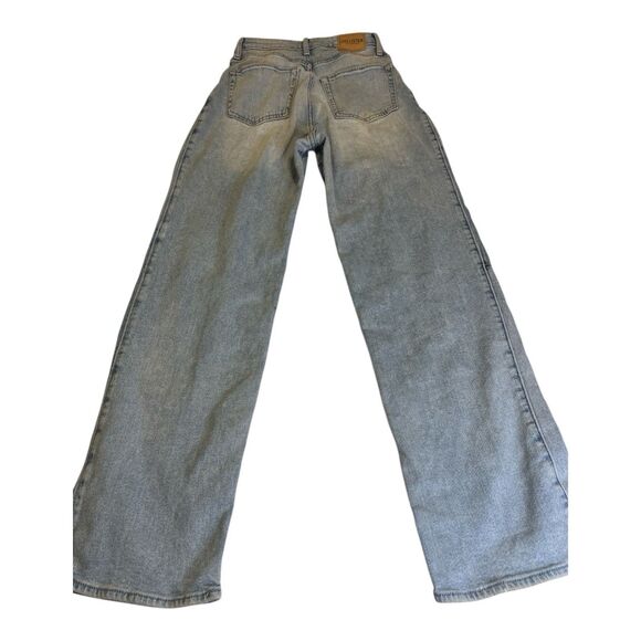 Hollister Curvy Ultra High Rise Dad Jean  Vintage Stretch 3R 26/31 Light Wash - Picture 11 of 13